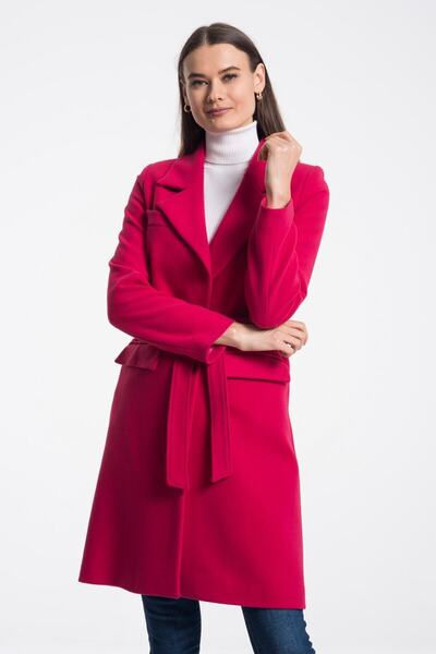 Pitti Women's Fuchsia Coat 70521