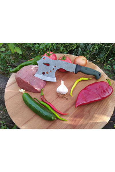 Clever Küçük boy kamp baltası nacak odun kesme budama baltası yeşil sarı bordo