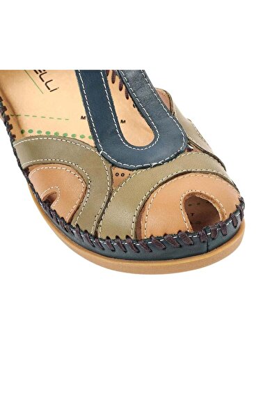 Forelli 22521 Sally-G Blue Jean Women's Comfort Leather Sandals