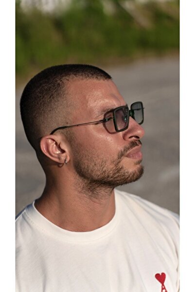 Angel Eyes Unisex Sunglasses with Green Glass and Green Frame Ae2209c3-3