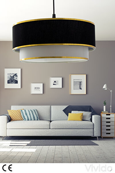 Vivido Home Siyah Vivid Tekli SarkıtAvize