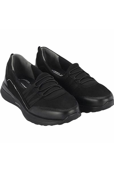 Forelli 46704-G Riba Black Women's Comfort Leather Shoes