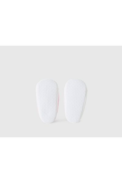 United Colors of Benetton Baby Pink Canvas Booties