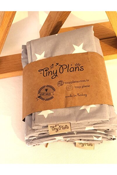 tiny plans طقم لحاف أطفال قطن 100% 70x120 سم