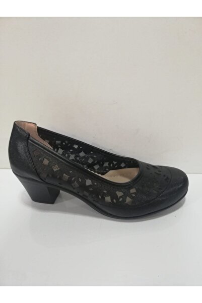 fastbırand حذاء نسائي أسود بكعب منخفض