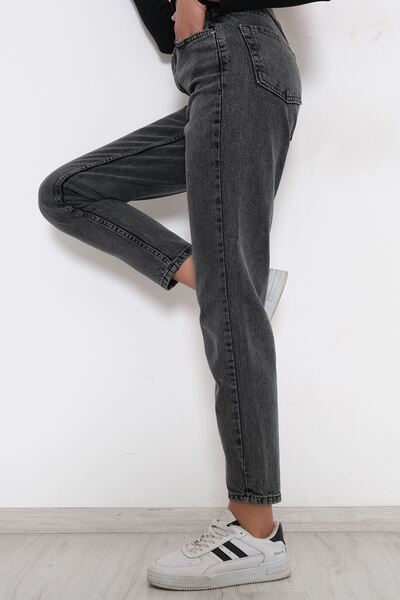 DRC trend Alçin Women's Smoked High Waist Soft Touch Comfortable Cut Jean Jeans