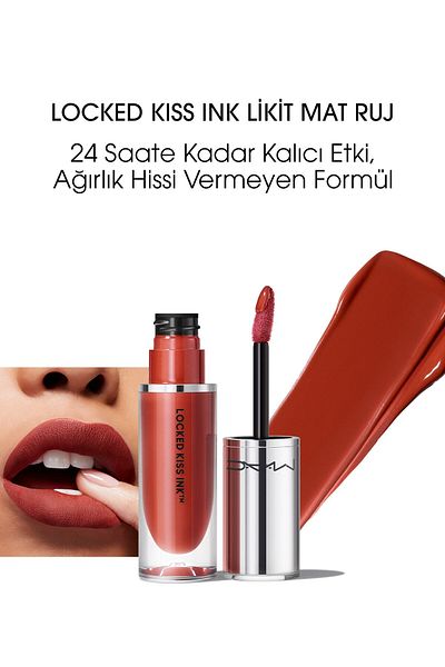 M.A.C Locked Kiss Ink 24hr Liquid Matte Lipstick - Sophistry - 4ml -773602646029Mac_