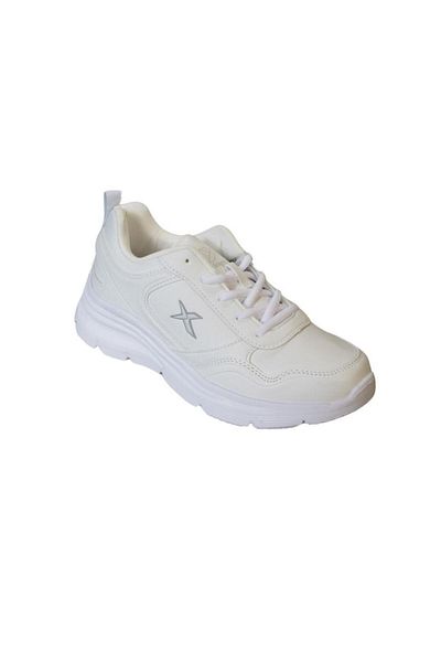 Kinetix KINETIX Women's White Skin Comfort Thick Sole Sneakers