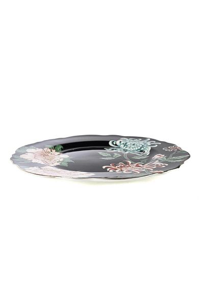 Mikasa Moor FLEUR BLACK 4-PIECE CAKE PLATE 21CM