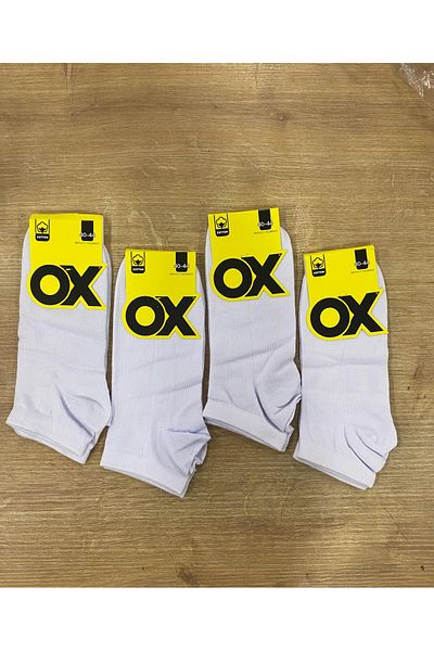 OX Men's Combed Cotton Booties Socks / 4 Pieces