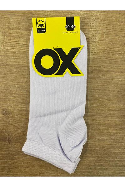OX Men's Combed Cotton Booties Socks / 4 Pieces