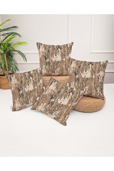 menesahome غطاء وسادة مطبوع رقميًا بتصميم عتيق باللون البيج