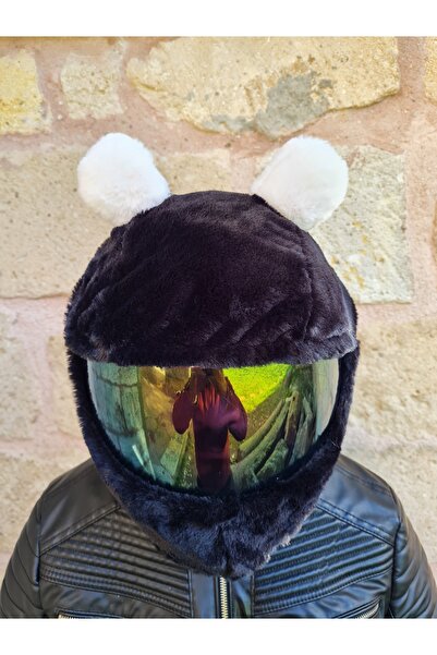 Crystal Palace Peluş Kask Kılıfları Kask Kilifi Kask Süsü Kask Aksesuarları K...