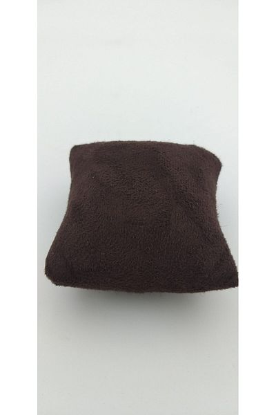 STAND MARKET Ρολόι Pillow Domestic Suede Σκούρο Καφέ Χρώμα (10 ΤΕΜ)