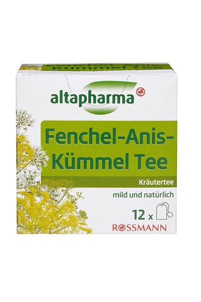 Altapharma Herbal Tea 12 Pack Fennel Anise Cumin 24 gr