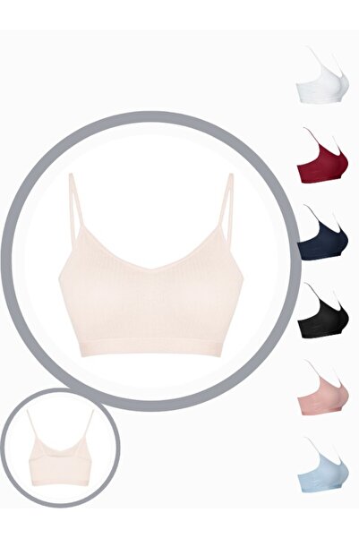 ŞahTan Thin Strap Padded Camisole Women's Bustier