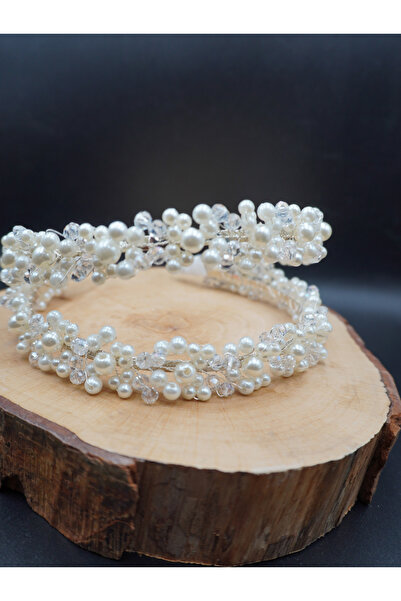 gelinmz Κομψή νυφική τιάρα και αξεσουάρ μαλλιών με κρυστάλλινη πέτρα - Όλα χε...