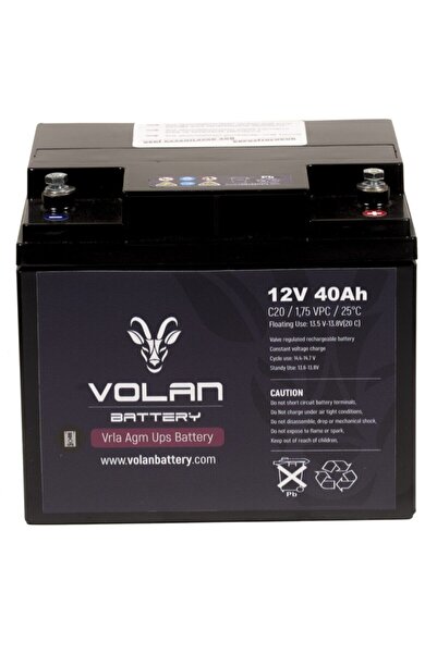 Volan Battery 12 Volt 40 Amper Kuru Akü