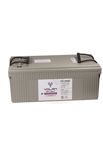 Volan Battery 12 Volt 200 Amper Solar Jel Akü