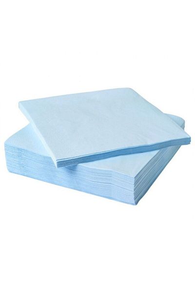 TATLI GÜNLER Plain BLUE Colored Presentation Napkin 16 Pieces Decorative Aesthetic Birthday Party Concept 33X33 Cm