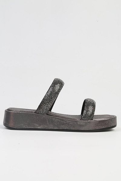 Pierre Cardin ®| PC-53089- 3950 Platinum-Women's Stone Slippers