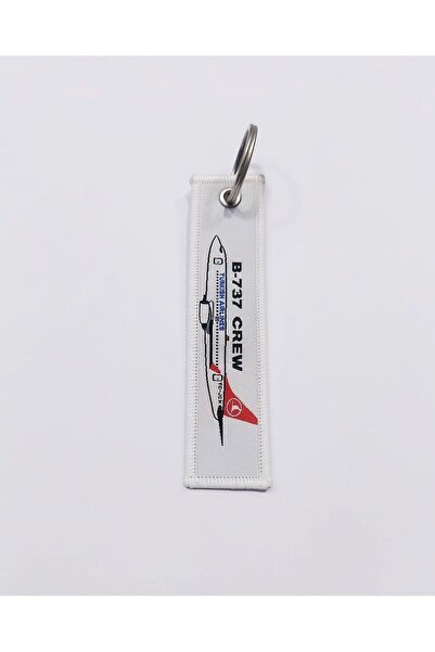 Havacı Uçuş Dünyası سلسلة مفاتيح من القماش على شكل طائرة بوينج