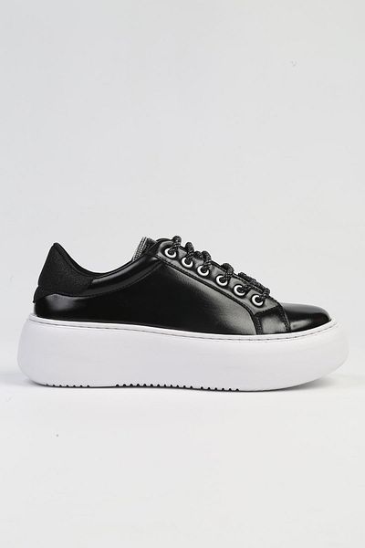 Pierre Cardin ® |   PC-53153 - 3441 Black White-Pantofi sport pentru femei