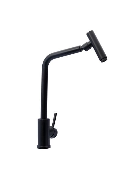 Pierre Cardin Inox Articulated Black Sink Luminaire