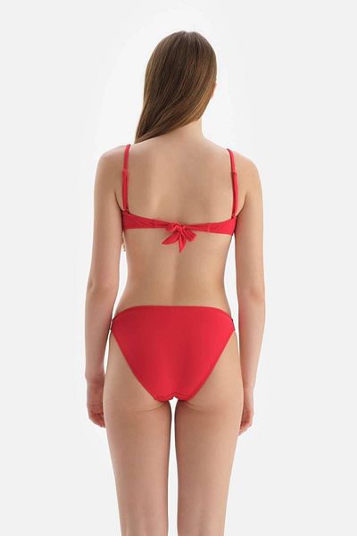 Dagi Rote Bikinihose mit niedriger Taille