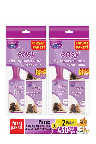 Parex Easy Feather Collector Deal Pack 3x75s=225 Sheets x 2 Packs = 450 Sheets