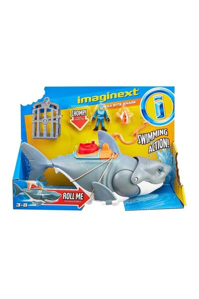 Sunman Gkg77 Imaginext - مجموعة لعب القرش المجنون