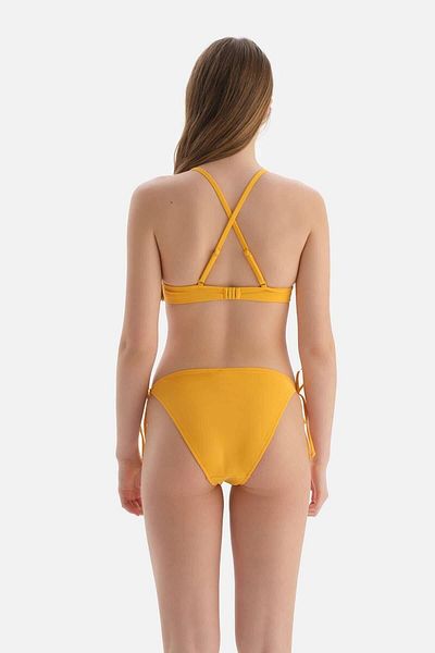 Dagi Gelbe Spaghetti-Bikinihose