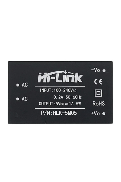 Genel Markalar HLK-5M05 5V 1A 5W AC DC 220V to 5V Voltaj Düşürücü Modül İzole...