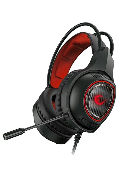 Rampage Rm-k23 Mission Oyuncu Kulaklığı Gaming Kulaklık 3,5 Jacklı Headset Kırmızı