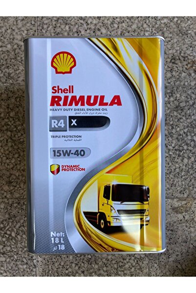SHELL Rimula R4 X 15W 40 Motor Yağı 18LT
