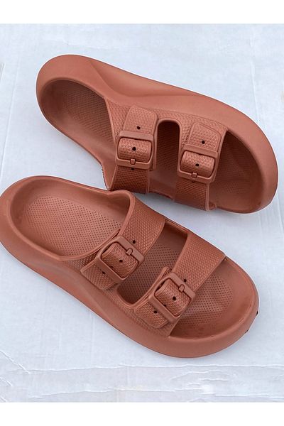 Defa Trend Platform Light Sole Space Double Buckle Beach Pool Daily Slippers (Very Wide Mold)