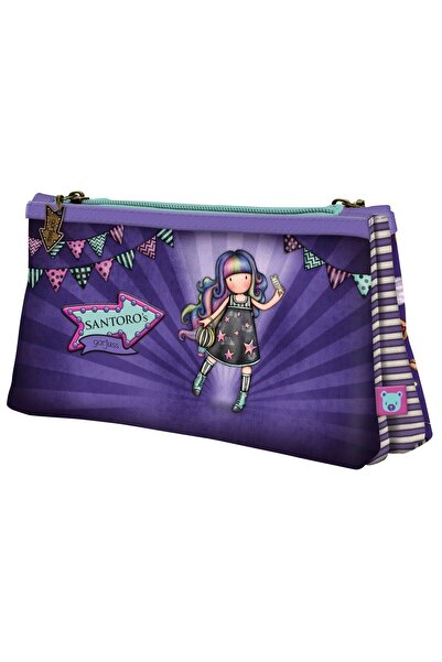 Santoro Suport pentru stilouri London Gorjuss cu două fermoare