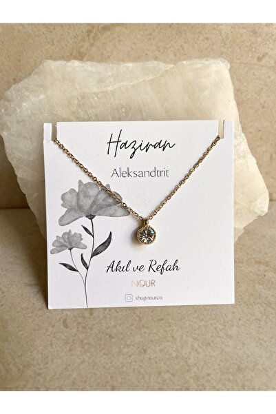 Nour Co قلادة بحروف شهر ميلاد يونيو