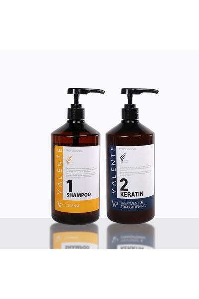 Valente Professional Kalıcı Keratin Düzleştirme Seti 1000ml