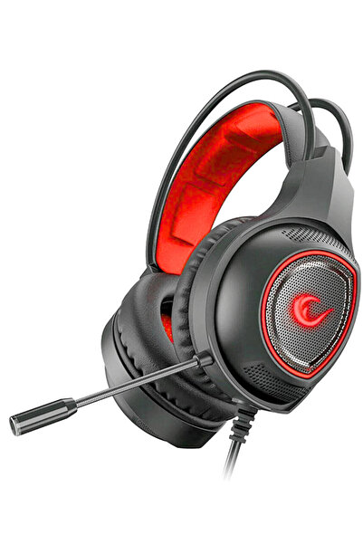 Rampage Rm-k23 Mission Oyuncu Kulaklığı Gaming Kulaklık 3,5 Jacklı Headset Kırmızı