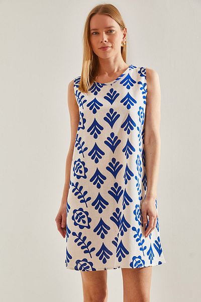 Bianco Lucci Women's Multi Patterned Dress