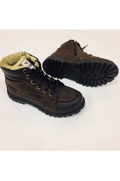 DÜNYA MAĞAZA Νέα σεζόν Extrem Unisex Kave Χειμερινά Αδιάβροχα Παπούτσια Μπότες με Γούνα Εσωτερικά