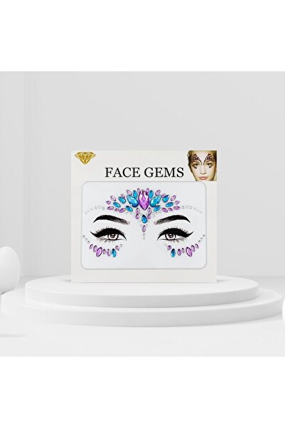 BP Tattoo Elsa Konsept Yüz Makyaj Parti Festival Taşı Face Gems