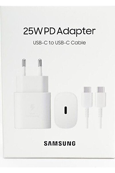 Samsung A73/a53/a33 25w Type-c Sarj Seti / Orjinal Adaptör + Kablo ( Türkiye Garantili)