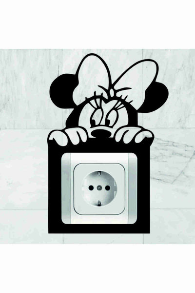 Lowenart Mickey Mouse Priz / Anahtar Çerçeve Süsü- Dekoru ( Viko Marka- Iç Öl...