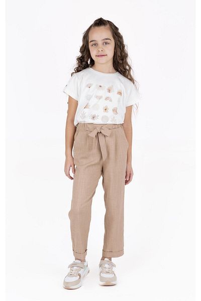 best kids Girl's Ecru Printed Blouse