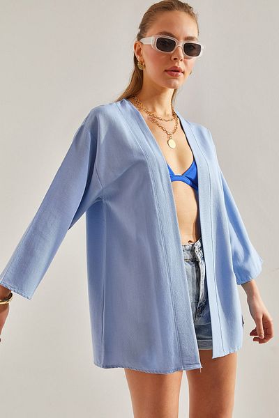 Bianco Lucci Basic-Kimono für Damen