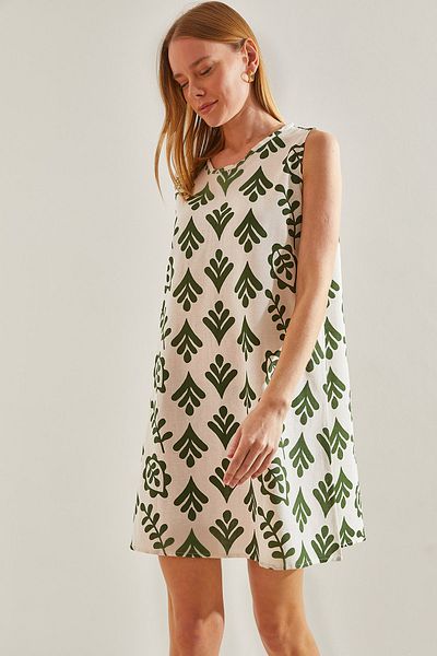 Bianco Lucci Women's Multi Patterned Dress