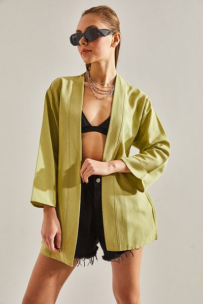 Bianco Lucci Basic-Kimono für Damen