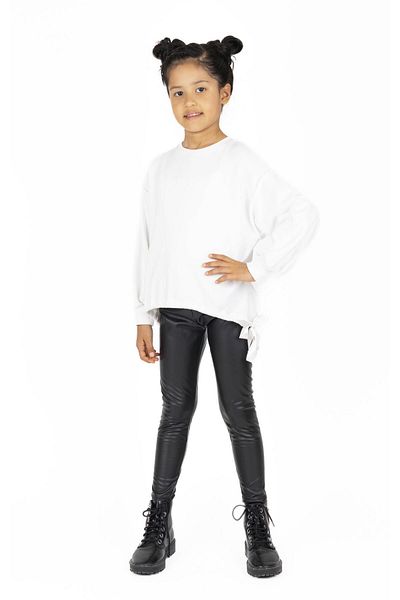 best kids Girl's Black Leather Tights